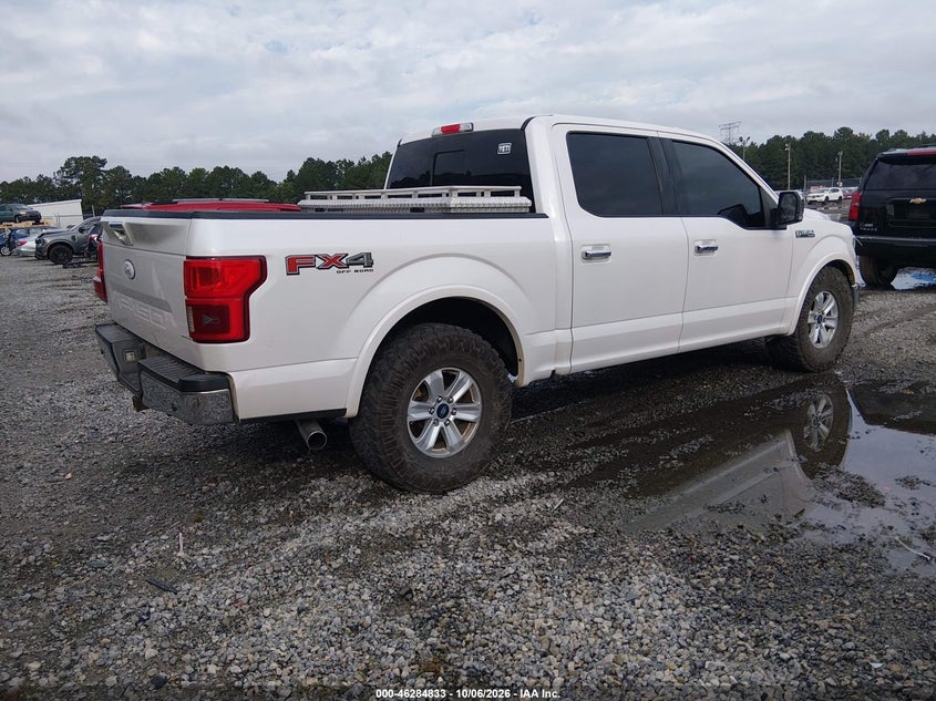 Vin: 1ftew1e53jkd63560, lot: 46784978, ford f-150 lariat 20184