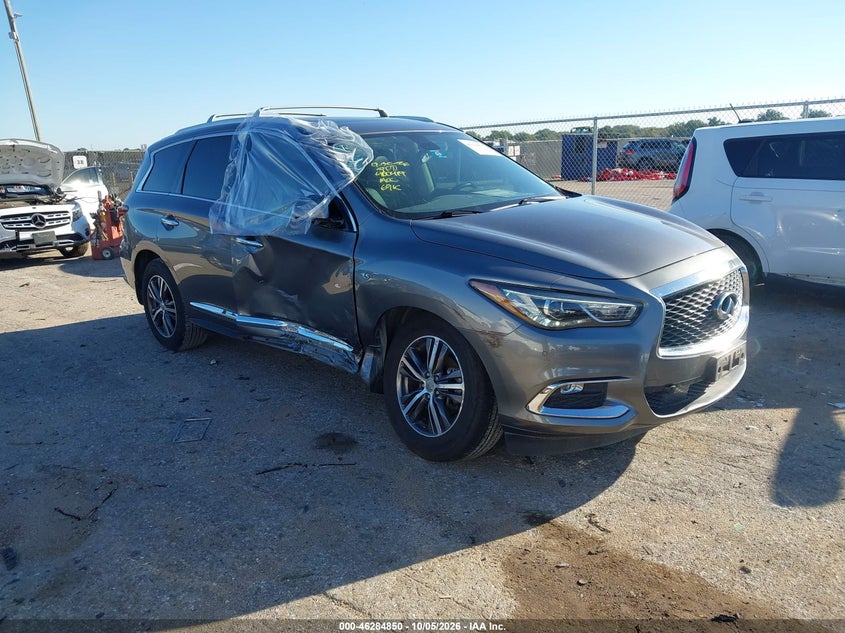 Vin: 5n1dl0mn3hc509763, lot: 46784996, infiniti qx60 20171