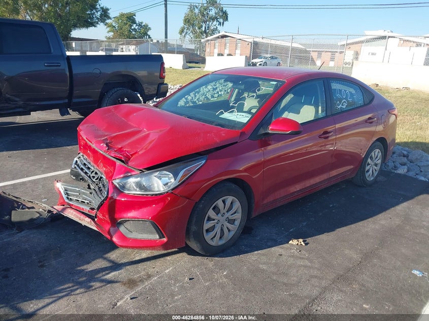 Vin: 3kpc24a69ne153539, lot: 46785002, hyundai accent se 20222
