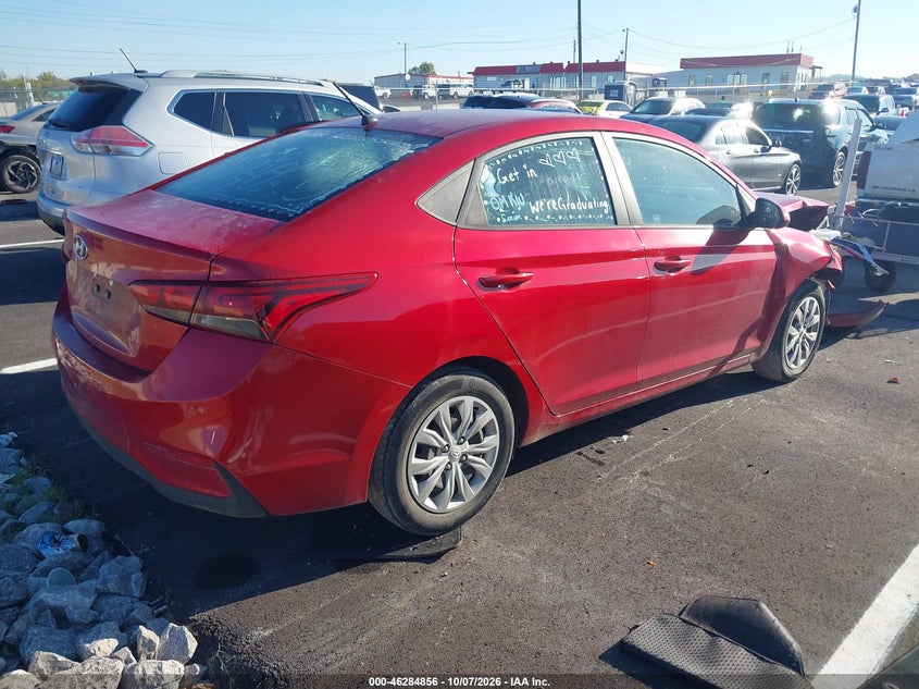 Vin: 3kpc24a69ne153539, lot: 46785002, hyundai accent se 20224
