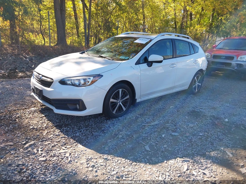 2023 Subaru Impreza Premium 5-Door, Rear, IAAI, VIN 4S3GTAD6XP3700711 — photo 2