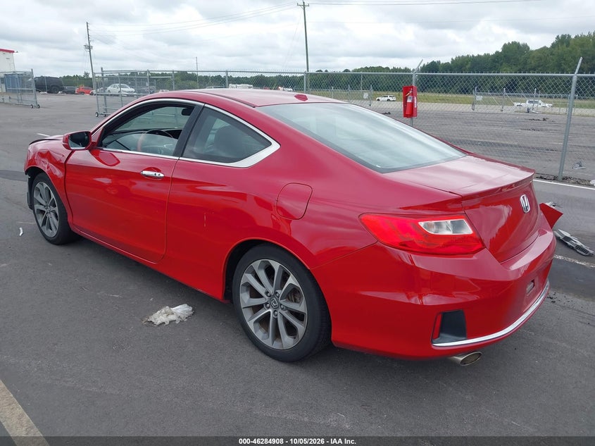 Vin: 1hgct2b81ea005830, lot: 46785054, honda accord ex-l v-6 20143
