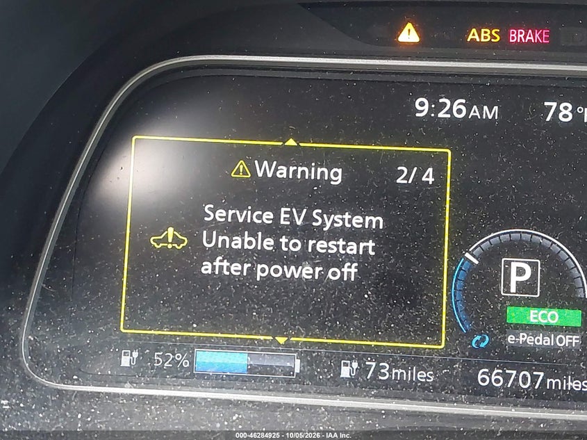 NISSAN LEAF 2019 VIN 1N4AZ1CP4KC305341