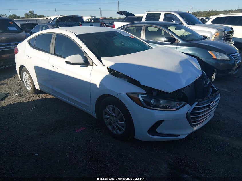 Vin: 5npd74lf4hh075514, lot: 46785115, hyundai elantra se 20171