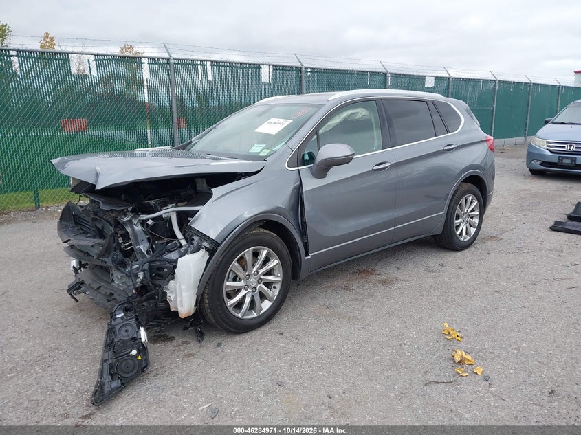 Vin: lrbfxcsa0kd125636, lot: 46785117, buick envision fwd essence 20192