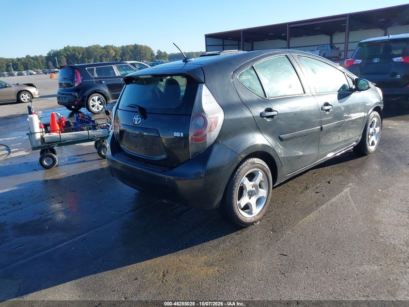 Vin: jtdkdtb38e1562994, lot: 46785174, toyota prius c three 20144
