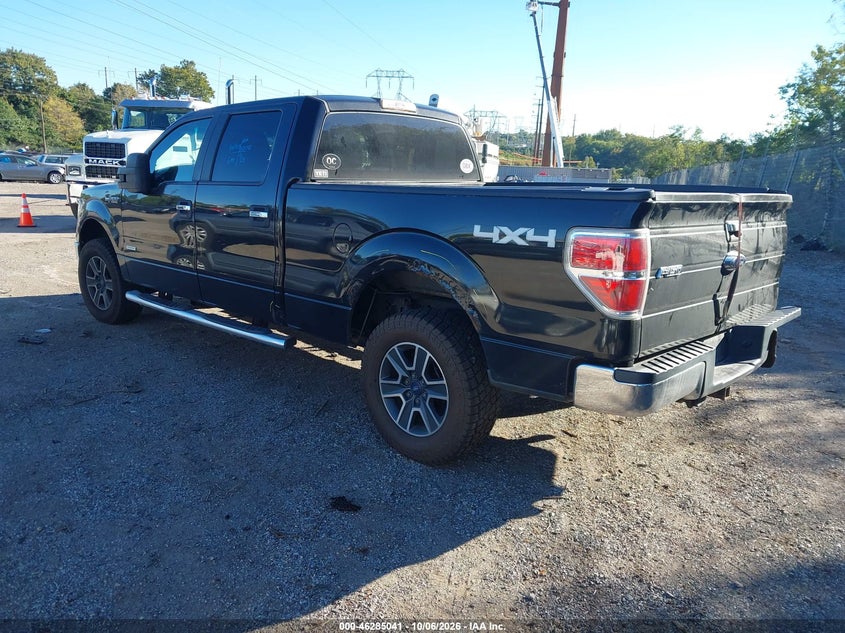 Vin: 1ftfw1et8dfa20839, lot: 46785187, ford f-150 xlt 20133