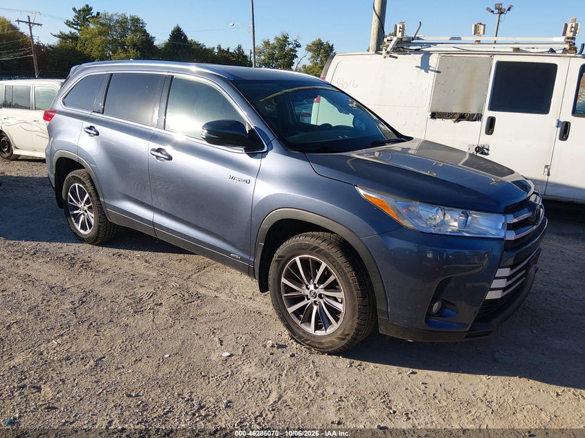 Vin: 5tdjgrfh7ks053022, lot: 46785215, toyota highlander hybrid xle 2019 img_1