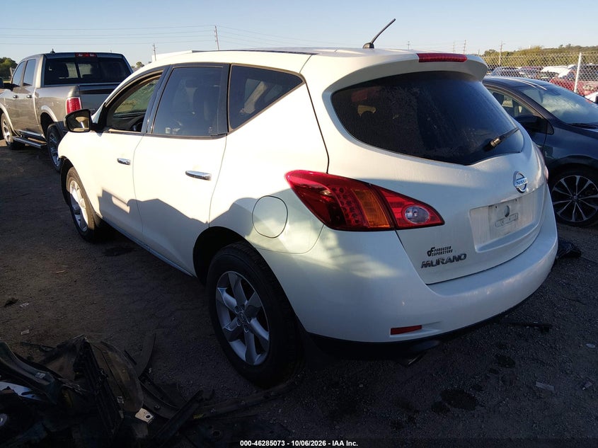Vin: jn8az1mwxaw136332, lot: 46785219, nissan murano s 20103