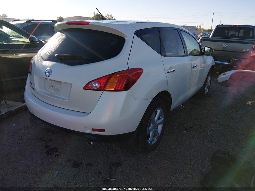 Vin: jn8az1mwxaw136332, lot: 46785219, nissan murano s 20104