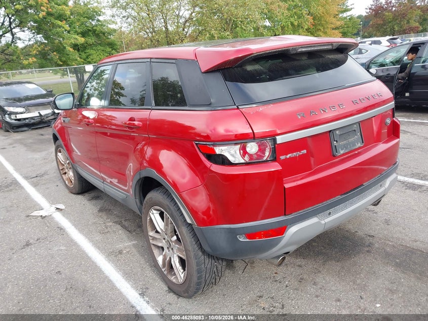 Vin: salvp2bg0dh812180, lot: 46785229, land rover range rover evoque pure 20133