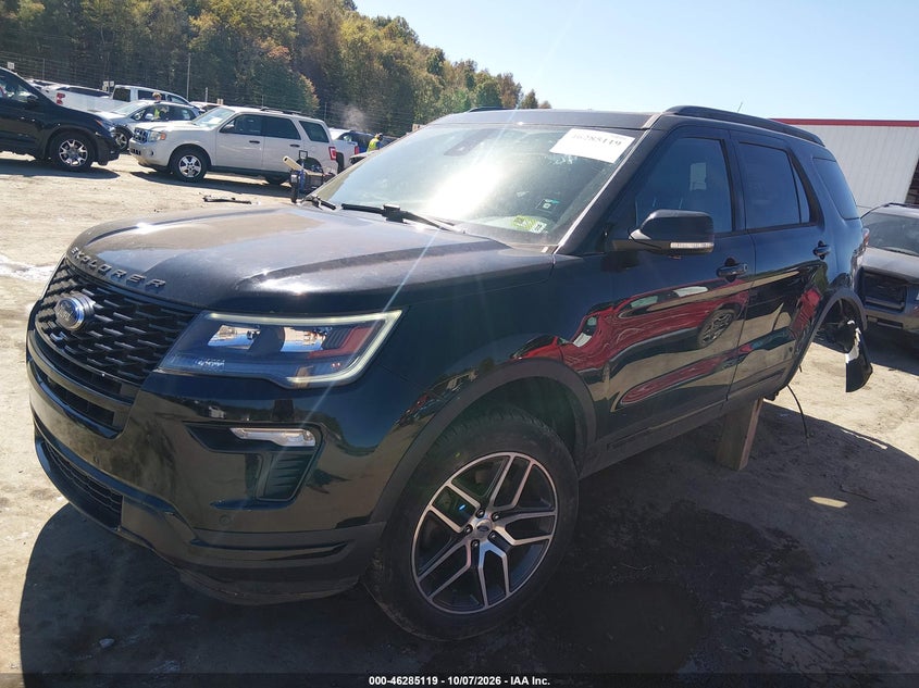 Vin: 1fm5k8gt6jga34835, lot: 46785265, ford explorer sport 20182