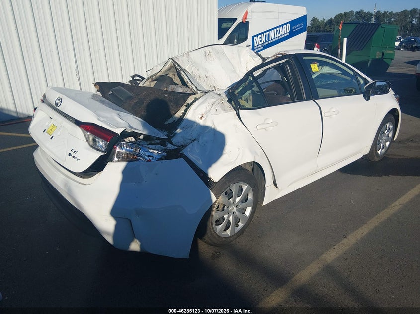 Vin: jtdbcmfe1t3115610, lot: 46785269, toyota corolla hybrid hybrid le 20264