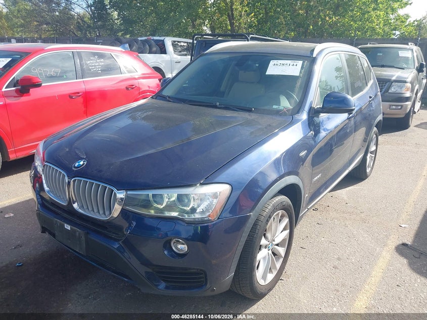 Vin: 5uxwx9c54g0d78514, lot: 46785291, bmw x3 xdrive28i 20162