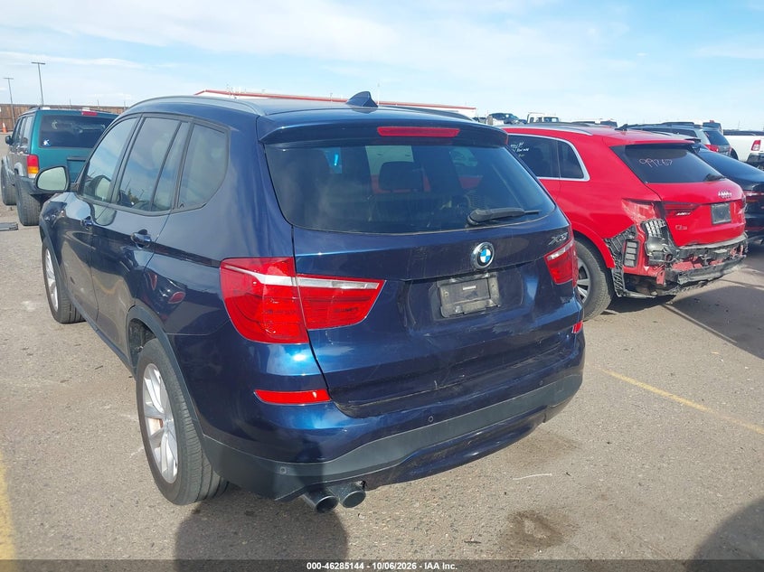 Vin: 5uxwx9c54g0d78514, lot: 46785291, bmw x3 xdrive28i 20163