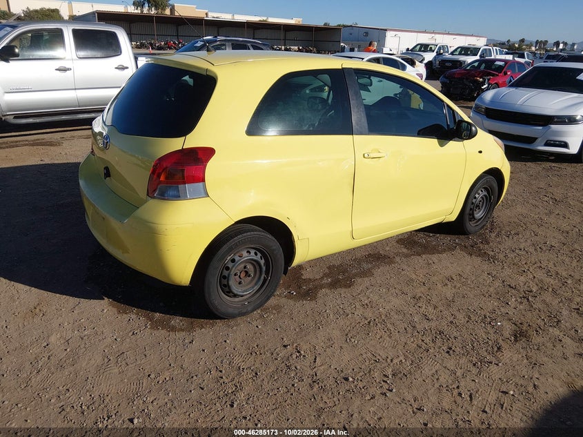 TOYOTA YARIS 2009 VIN JTDJT903895275593