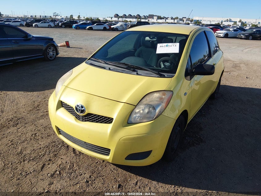 TOYOTA YARIS 2009 VIN JTDJT903895275593