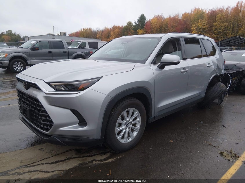 Vin: 5tdacab50ss048530, lot: 46785339, toyota grand highlander hybrid xle 20252