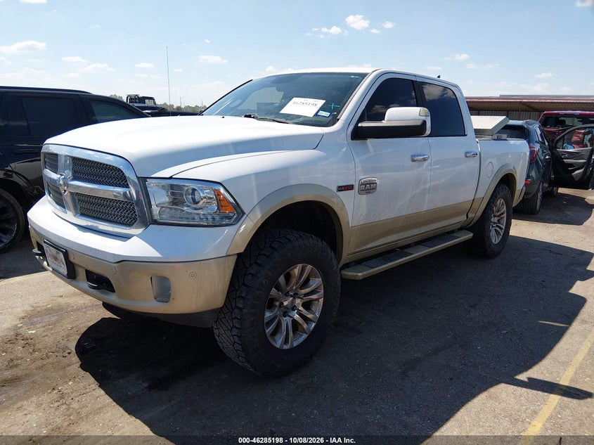 Vin: 1c6rr6pm0gs404348, lot: 46785344, ram 1500 longhorn 20162