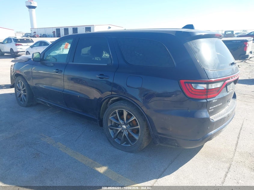 Vin: 1c4rdjdg4hc904999, lot: 46785347, dodge durango gt awd 20173