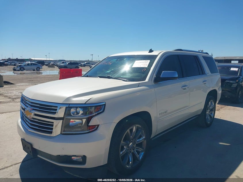 2015 Chevrolet Tahoe Ltz, Rear, IAAI, VIN 1GNSCCKCXFR164697 — photo 2