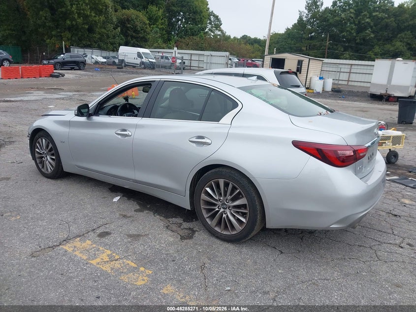 Vin: jn1ev7ar2km555169, lot: 46785417, infiniti q50 3.0t luxe 20193