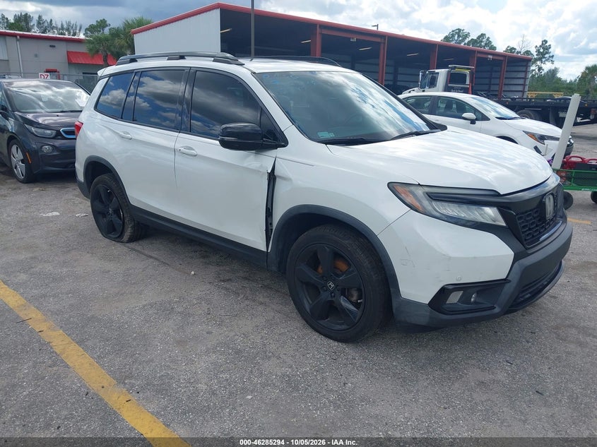 Vin: 5fnyf8h01mb032306, lot: 46785440, honda passport awd elite 20211