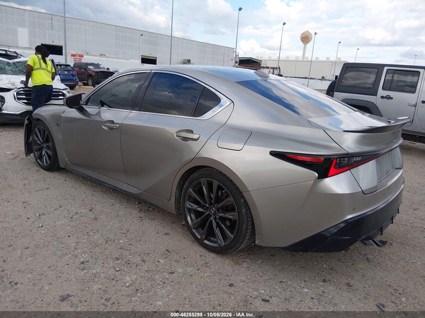 Vin: jthgz1b28n5050291, lot: 46785444, lexus is 350 f sport 20223