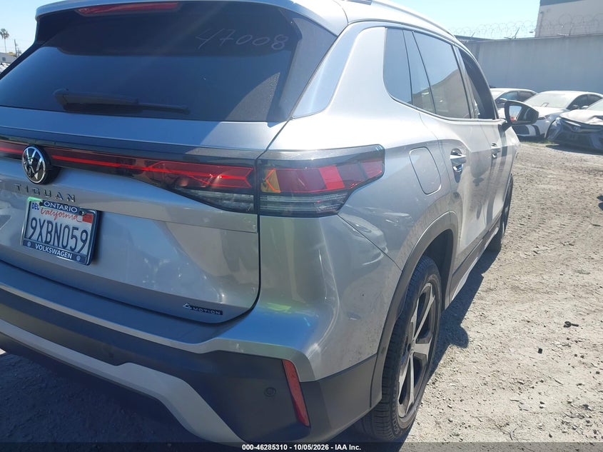 Vin: 3vver7rm6sm025495, lot: 46785456, volkswagen tiguan 2.0t se 20254