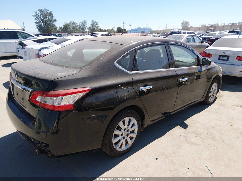 Vin: 3n1ab7ap5fy339809, lot: 46785459, nissan sentra s 20154