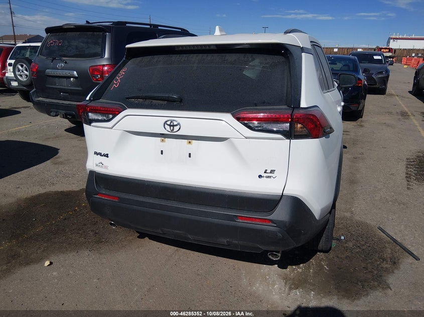 Vin: jtmlwrfv3sd316555, lot: 46785498, toyota rav4 hybrid le 20253