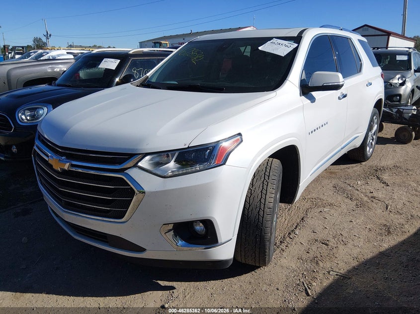 Vin: 1gnerkkw6mj219609, lot: 46785508, chevrolet traverse fwd premier 20212