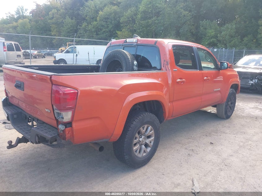 Vin: 5tfcz5an7gx045741, lot: 46785523, toyota tacoma sr5 v6 20164