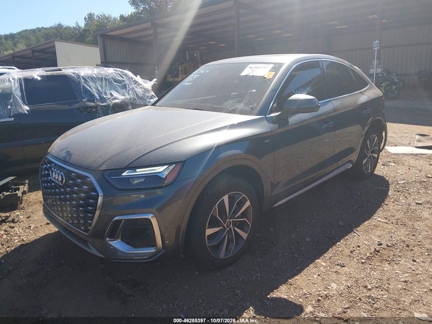 Vin: wa15aafy4p2059423, lot: 46785543, audi q5 sportback premium plus 45 tfsi s line quattro s tronic 20232