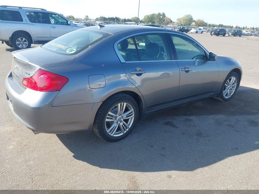 Vin: jn1dv6ar3bm653441, lot: 46785561, infiniti g25x 20114