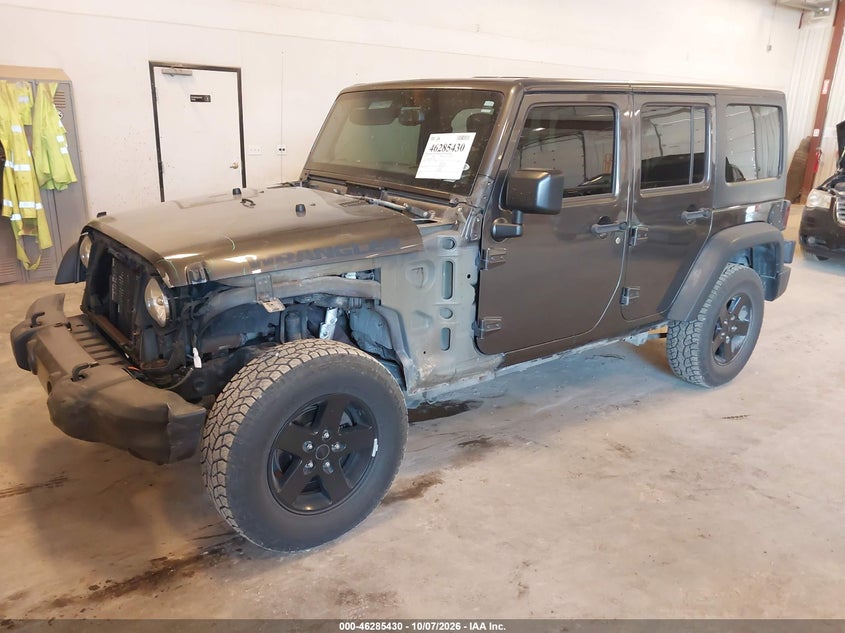 Vin: 1c4bjwdg0gl171467, lot: 46785576, jeep wrangler unlimited black bear 20162