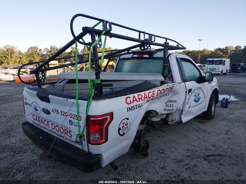 Vin: 1ftmf1c82hkd51306, lot: 46785579, ford f-150 xl 20174