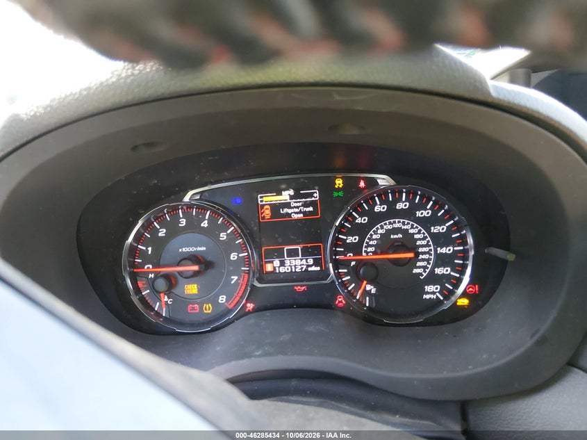 SUBARU WRX 2018 VIN JF1VA1C66J9802080