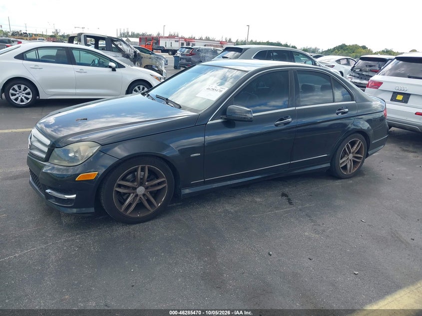 Vin: wddgf4hb0cr201610, lot: 46785616, mercedes-benz c 250 luxury/sport 20122