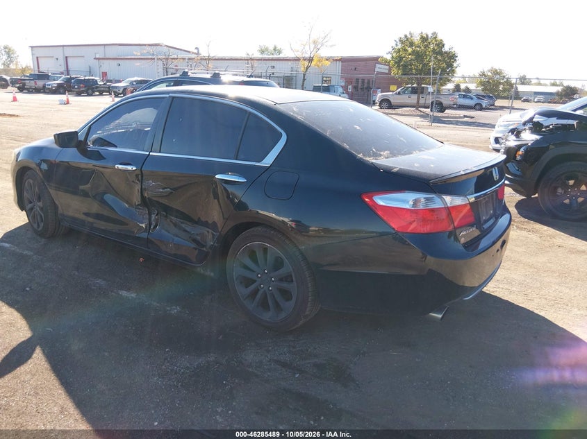 Vin: 1hgcr2f5xea266680, lot: 46785635, honda accord sport 20143