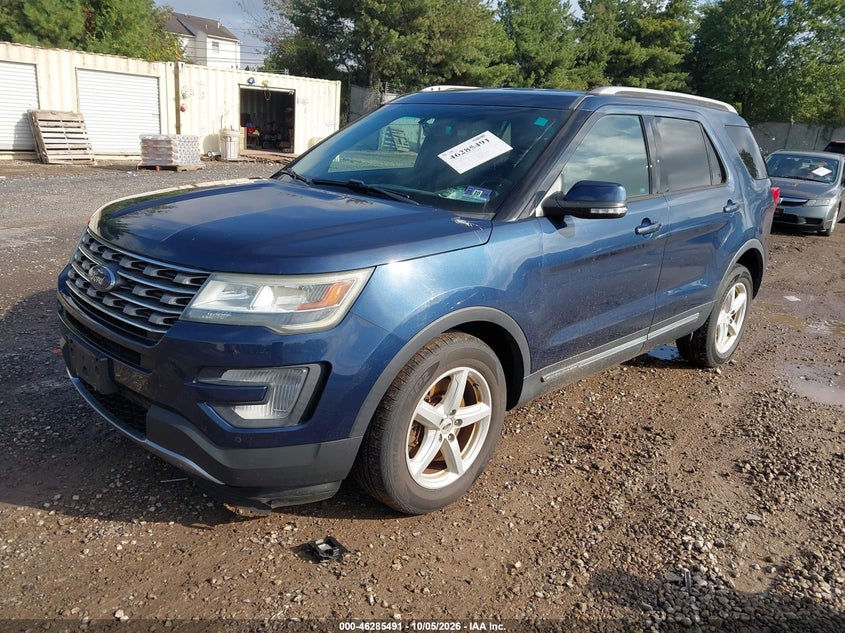 Vin: 1fm5k8d89ggb14879, lot: 46785639, ford explorer xlt 20162