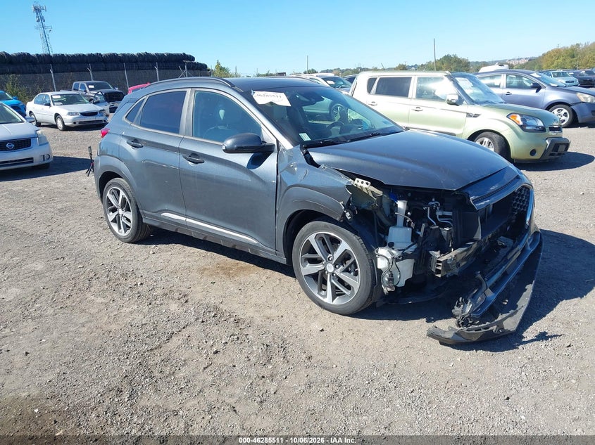 Vin: km8k5ca58ju139739, lot: 46785657, hyundai kona ultimate 20181