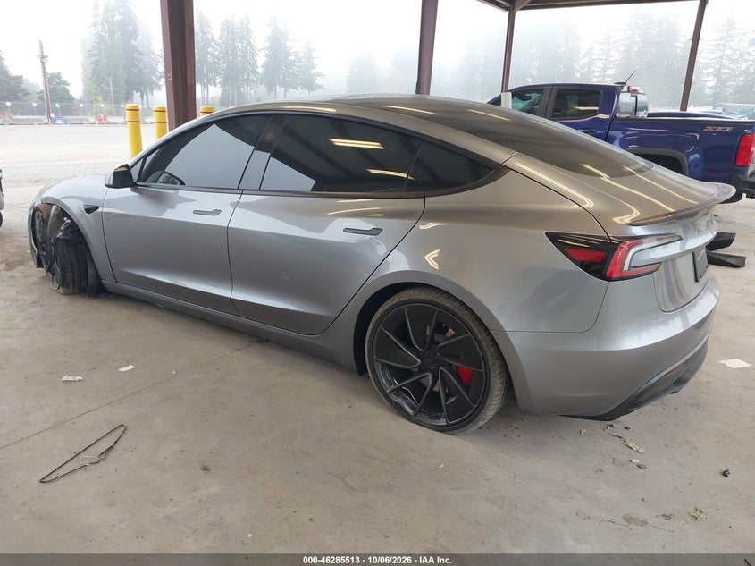 Vin: 5yj3e1etxtf215611, lot: 46785659, tesla model 3 performance all-wheel drive 20263