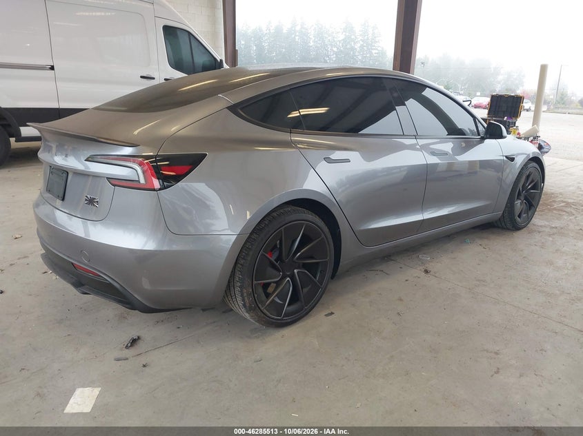 Vin: 5yj3e1etxtf215611, lot: 46785659, tesla model 3 performance all-wheel drive 20264