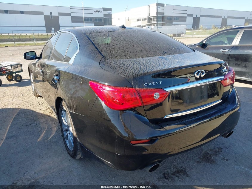 Vin: jn1bv7ap0em676420, lot: 46785694, infiniti q50 premium 20143