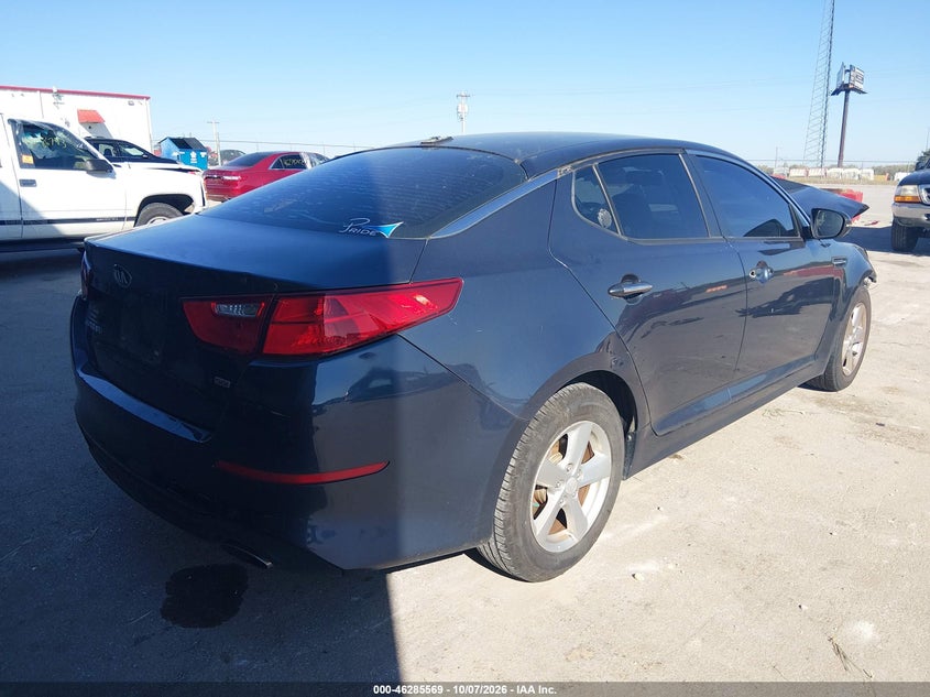 Vin: 5xxgm4a75fg462194, lot: 46785715, kia optima lx 20154