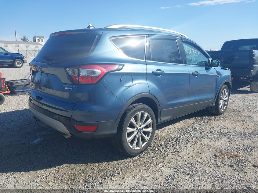 Vin: 1fmcu0j97juc02211, lot: 46785720, ford escape titanium 20184