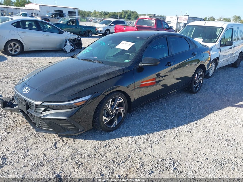 Vin: kmhlm4djxsu151530, lot: 46785741, hyundai elantra hybrid sel sport 20252