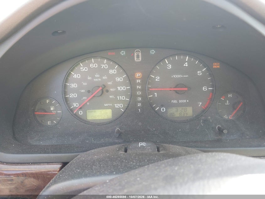SUBARU OUTBACK 2002 VIN 4S3BH665427666442