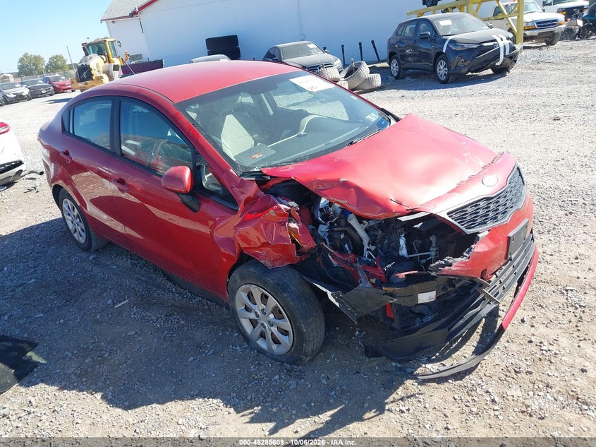 Vin: knadm4a3xd6233972, lot: 46785755, kia rio lx 20131
